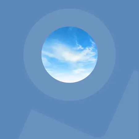 Blue sky with clouds