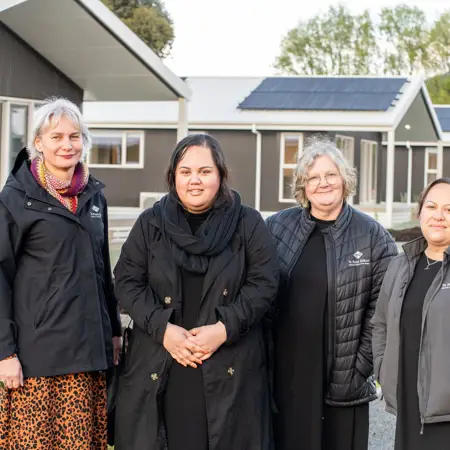Strategic Partnerships image 4 women standing outside