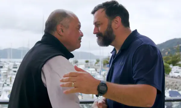 Video thumbnail hongi between two men 