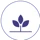 Purple sprout icon